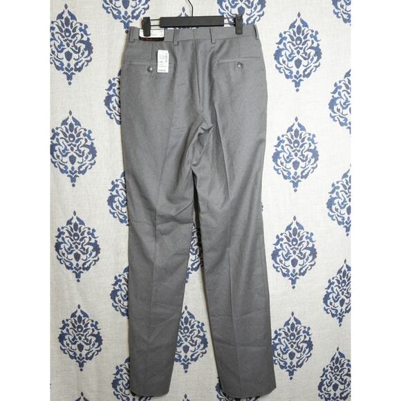 Joseph A Bank Men's Wool Pants NEW Gray Size 30 Unhemmed Suit Separates - Picture 1 of 10